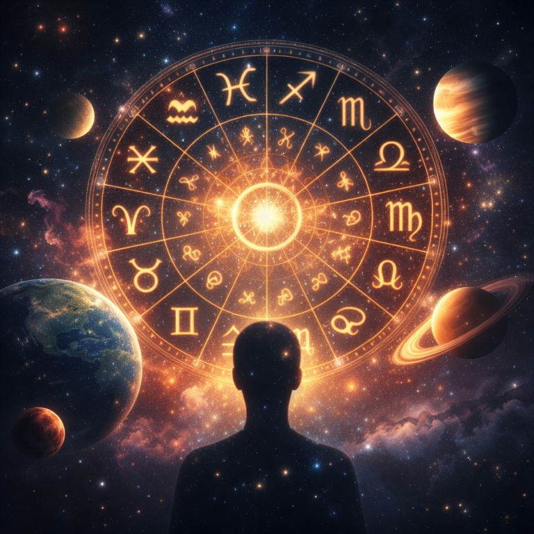 Astrology cosmic planets connection human life universe